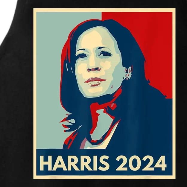 Kamala Harris For President 2024 Eleciton Ladies Tri-Blend Wicking Tank