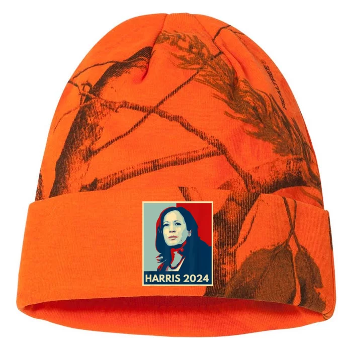 Kamala Harris For President 2024 Eleciton Kati - 12in Camo Beanie