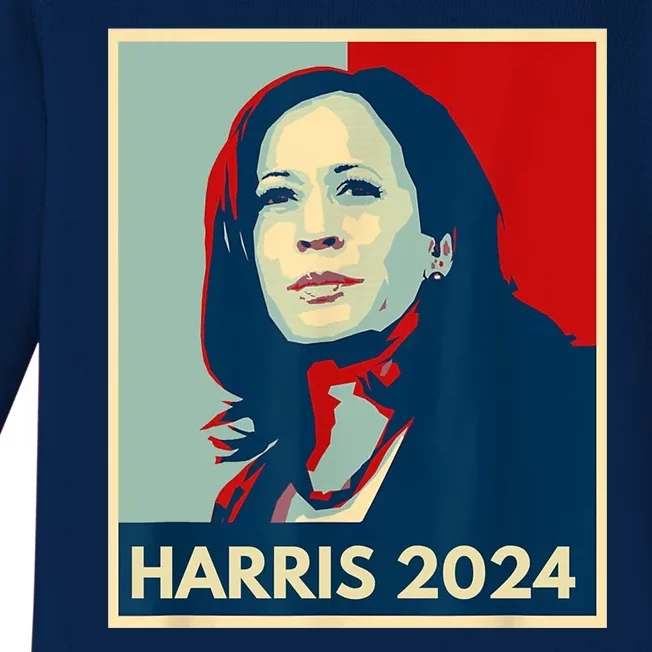 Kamala Harris For President 2024 Eleciton Baby Long Sleeve Bodysuit