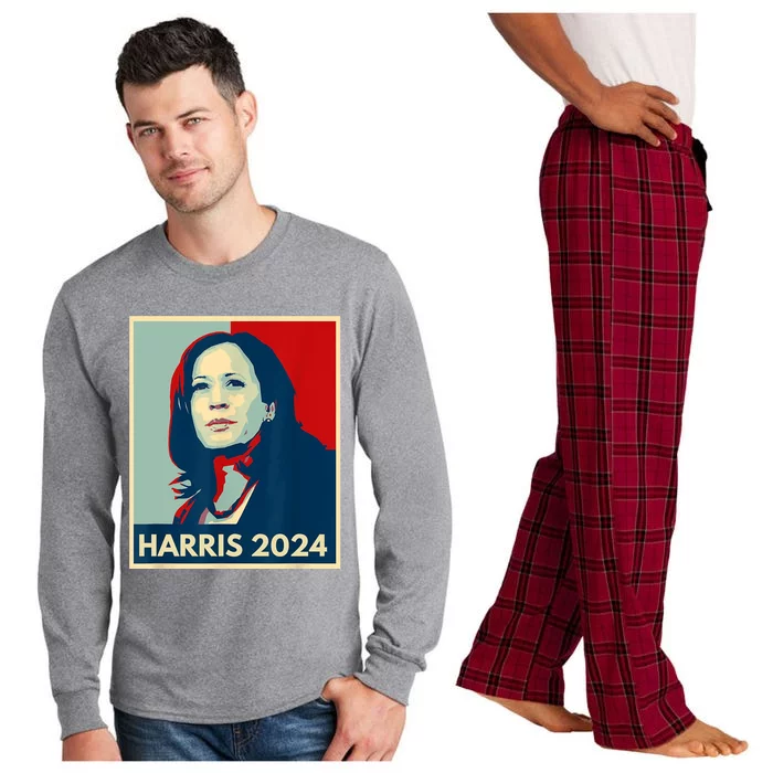 Kamala Harris For President 2024 Eleciton Long Sleeve Pajama Set