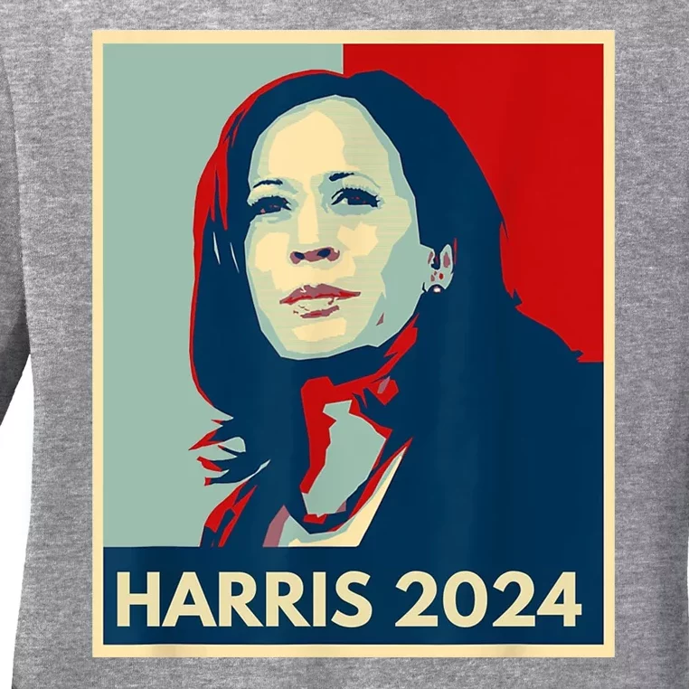 Kamala Harris For President 2024 Eleciton Ladies Long Sleeve Shirt