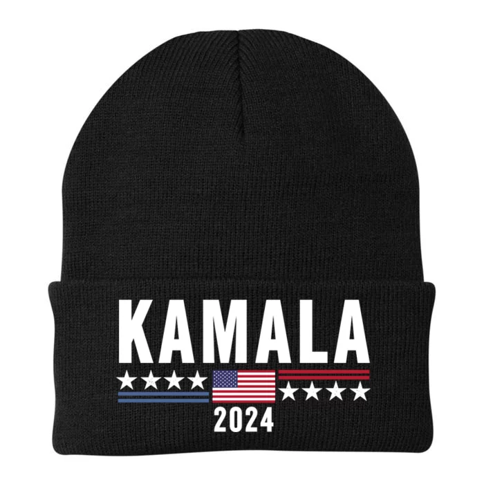 Kamala Harris For President 2024 Knit Cap Winter Beanie