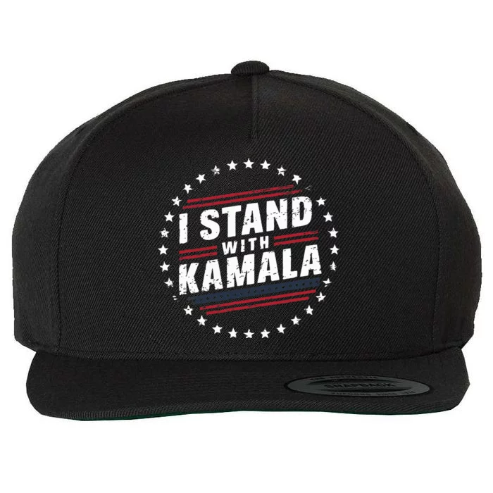 Kamala Harris For The People 2024 Usa America 2024 Election Wool Snapback Cap