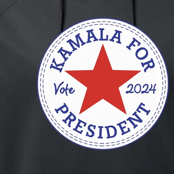 Kamala Harris For Madam President 2024 Feminist Supporters Performance Fleece Hoodie