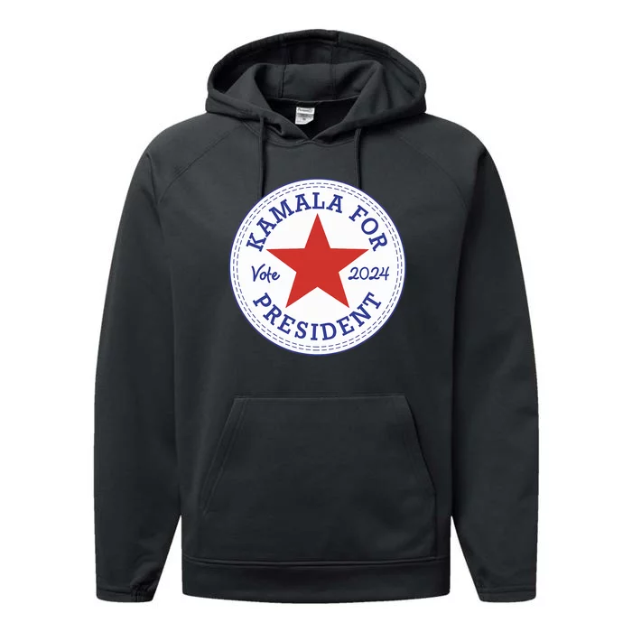 Kamala Harris For Madam President 2024 Feminist Supporters Performance Fleece Hoodie