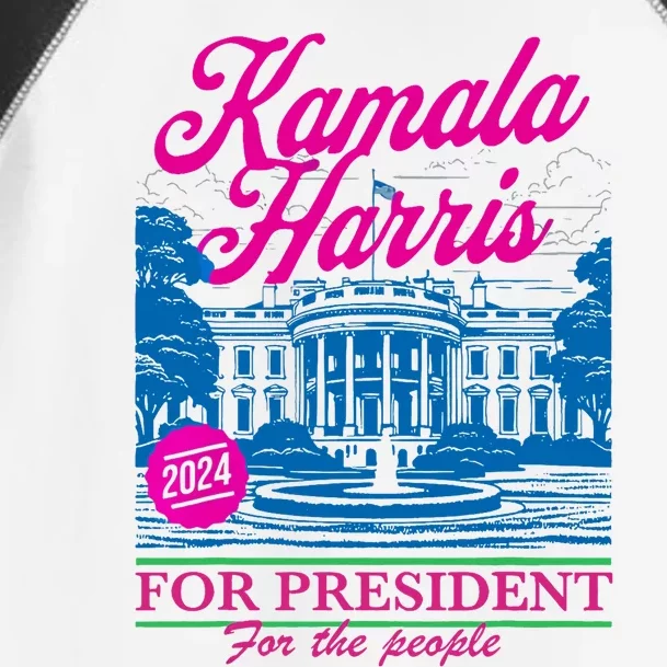 Kamala Harris For The People 2024 Election President Toddler Fine Jersey T-Shirt