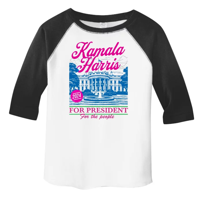 Kamala Harris For The People 2024 Election President Toddler Fine Jersey T-Shirt