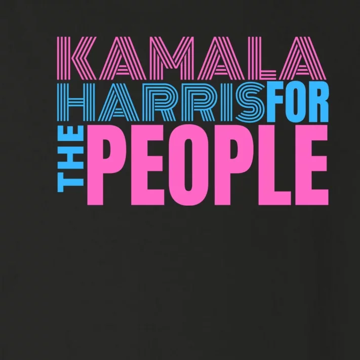 Kamala Harris For The People Toddler Long Sleeve Shirt