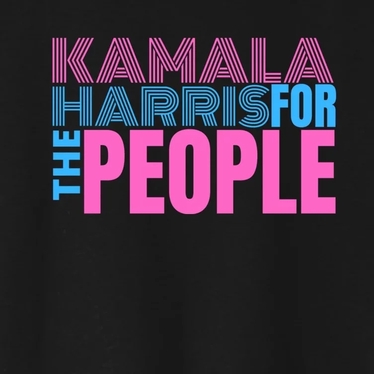 Kamala Harris For The People Women's Crop Top Tee