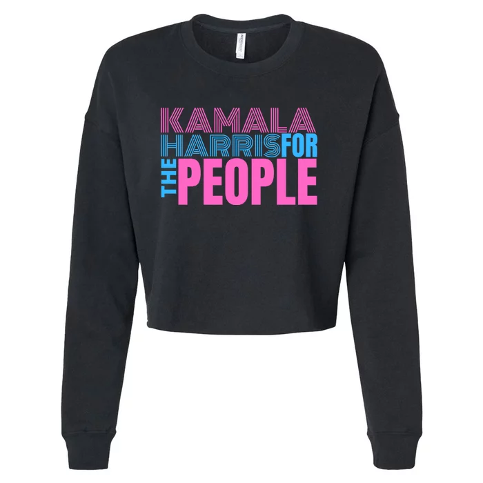 Kamala Harris For The People Cropped Pullover Crew