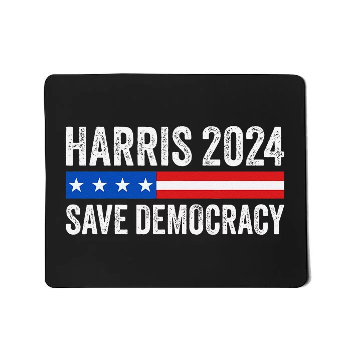 Kamala Harris For President 2024 Save Democracy Gift Mousepad