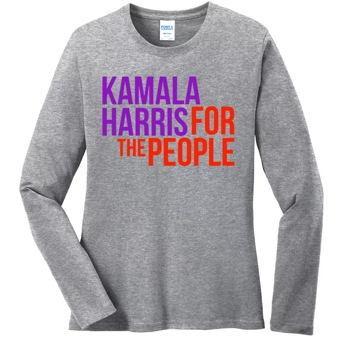 Kamala Harris For The People Kamala 2024 Ladies Long Sleeve Shirt