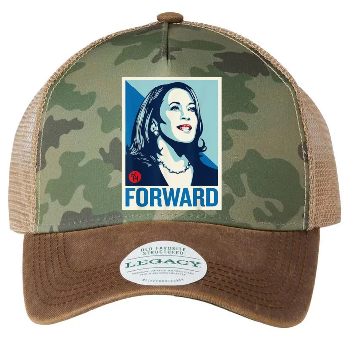 Kamala Harris Forward 2024 Presidential Election President Legacy Tie Dye Trucker Hat