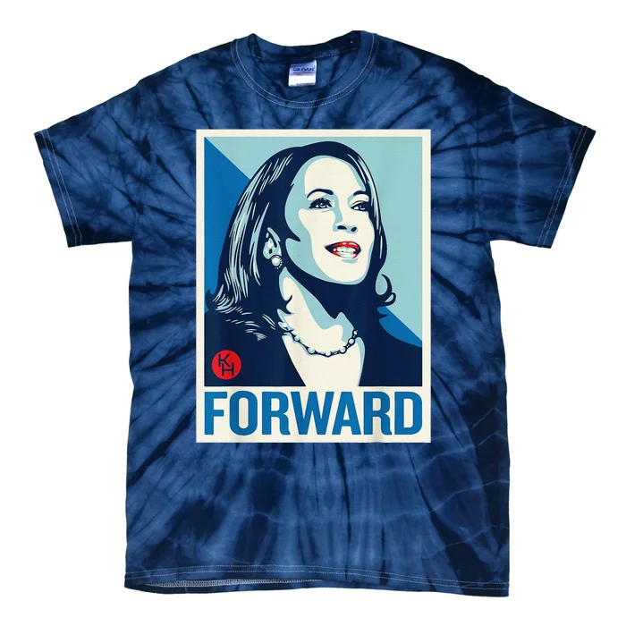 Kamala Harris Forward 2024 Presidential Election President Tie-Dye T-Shirt