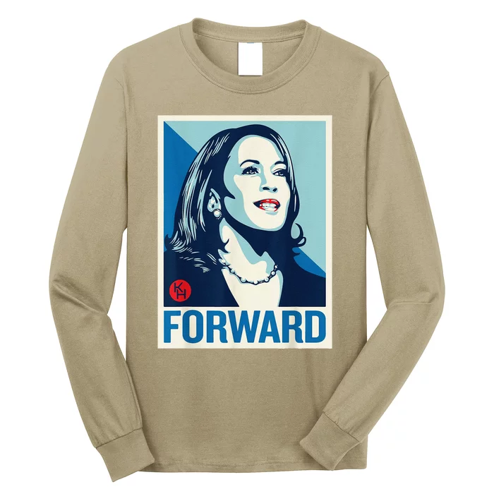 Kamala Harris Forward 2024 Presidential Election President Long Sleeve Shirt