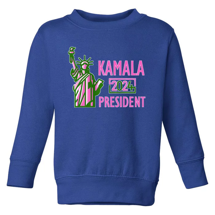 Kamala Harris For President 2024 Toddler Sweatshirt