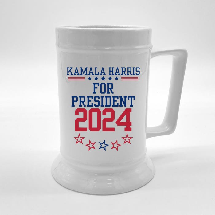 Kamala Harris For President 2024 Front & Back Beer Stein