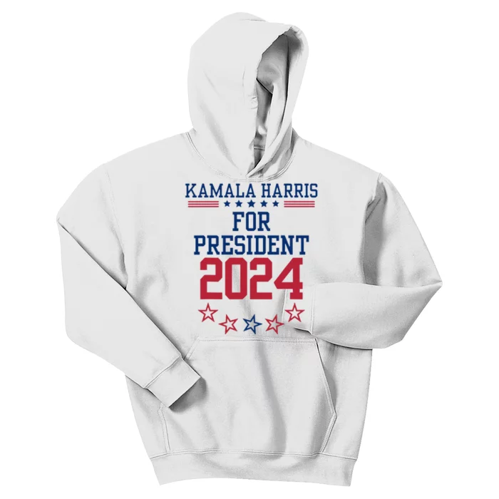 Kamala Harris For President 2024 Kids Hoodie