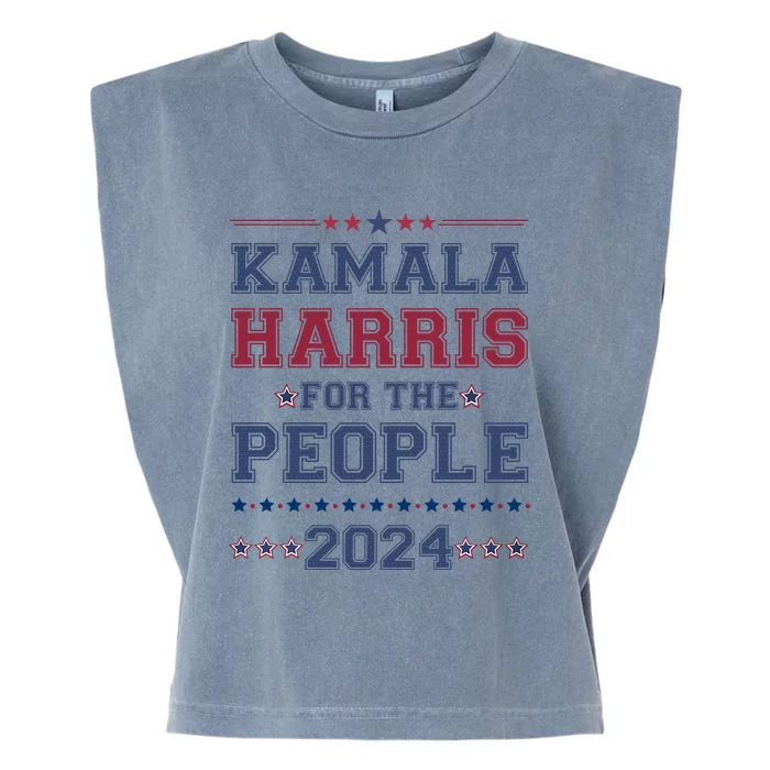 Kamala Harris For The People 2024 Election Garment-Dyed Women's Muscle Tee