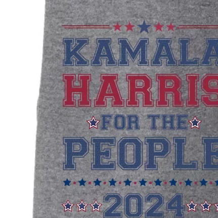 Kamala Harris For The People 2024 Election Doggie 3-End Fleece Hoodie