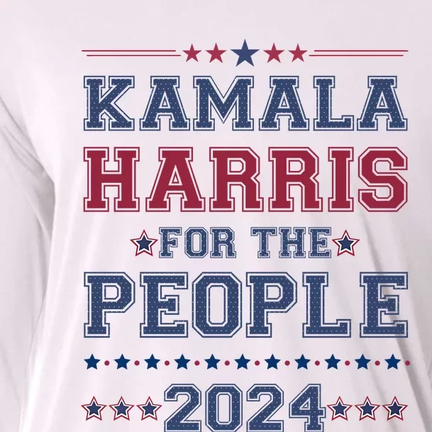 Kamala Harris For The People 2024 Election Cooling Performance Long Sleeve Crew