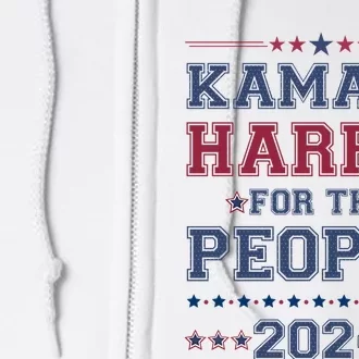 Kamala Harris For The People 2024 Election Full Zip Hoodie