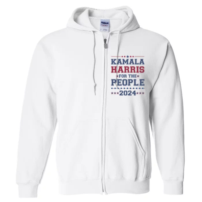 Kamala Harris For The People 2024 Election Full Zip Hoodie