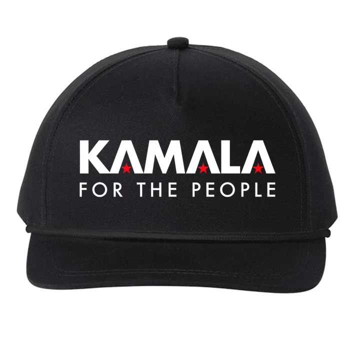 Kamala Harris For The People Snapback Five-Panel Rope Hat