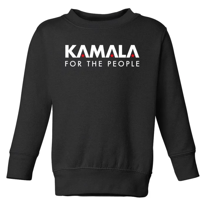 Kamala Harris For The People Toddler Sweatshirt