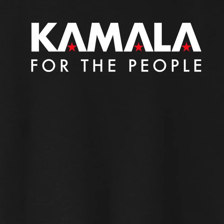 Kamala Harris For The People Women's Crop Top Tee