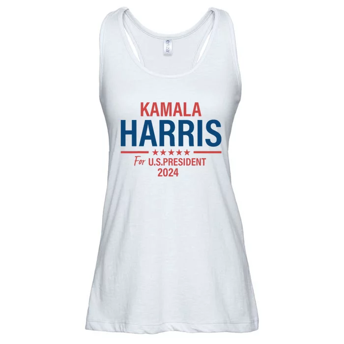 Kamala Harris For President 2024 Election Ladies Essential Flowy Tank