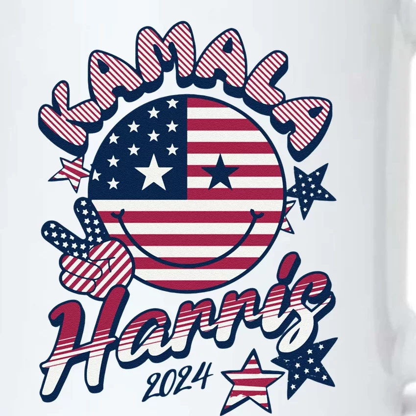 Kamala Harris For President 2024 Black Color Changing Mug