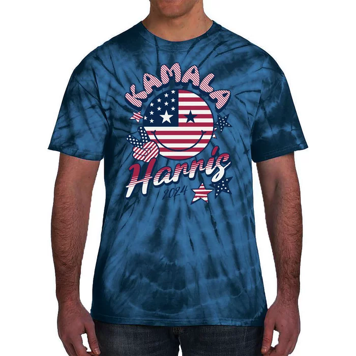 Kamala Harris For President 2024 Tie-Dye T-Shirt