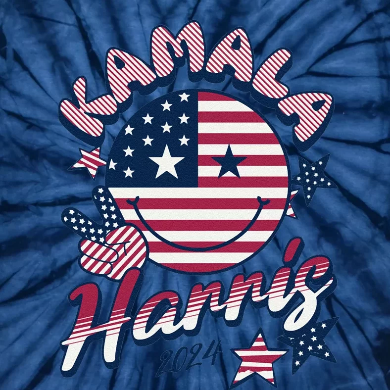 Kamala Harris For President 2024 Tie-Dye T-Shirt