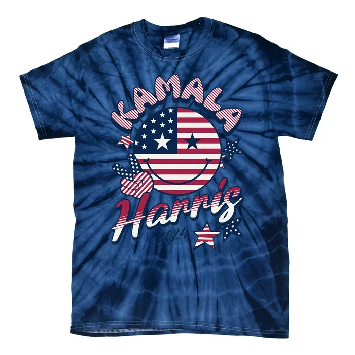 Kamala Harris For President 2024 Tie-Dye T-Shirt