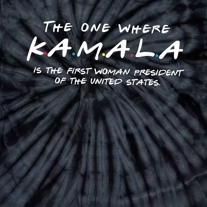 Kamala Harris For President 2024 Tie-Dye T-Shirt