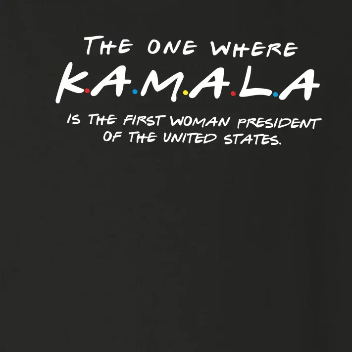 Kamala Harris For President 2024 Toddler Long Sleeve Shirt