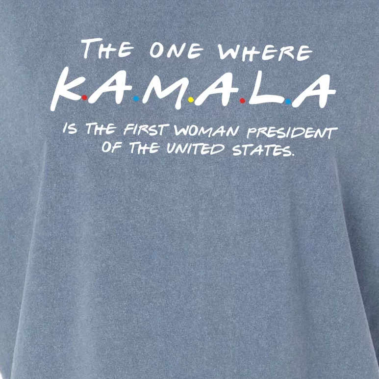 Kamala Harris For President 2024 Garment-Dyed Women's Muscle Tee