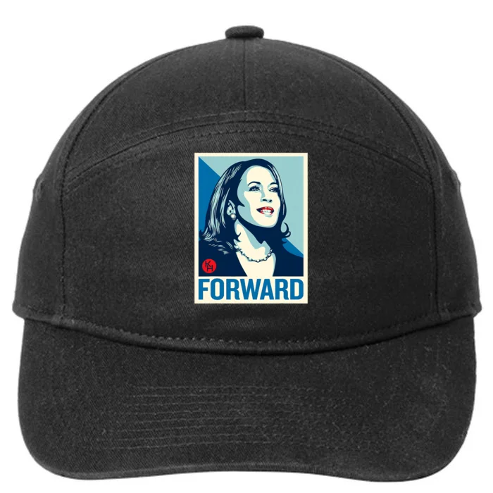 Kamala Harris Forward 2024 7-Panel Snapback Hat