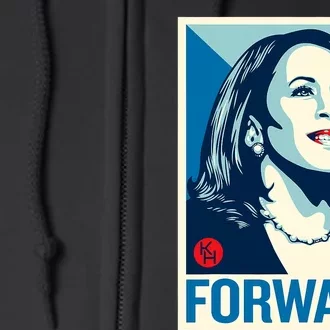 Kamala Harris Forward 2024 Full Zip Hoodie