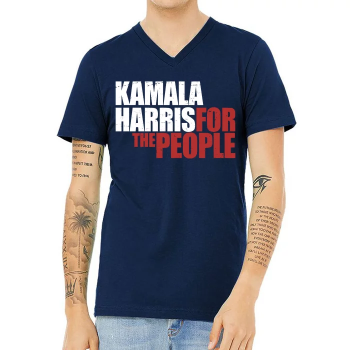 Kamala Harris For The People Political V-Neck T-Shirt