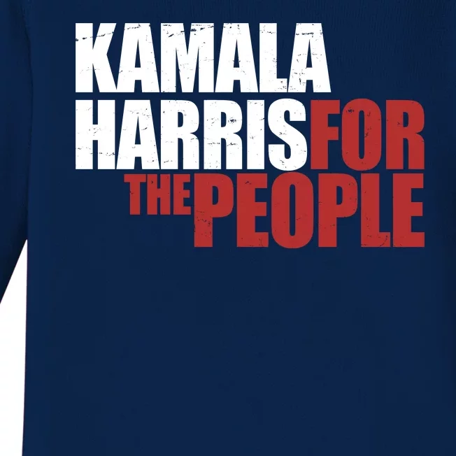 Kamala Harris For The People Political Baby Long Sleeve Bodysuit