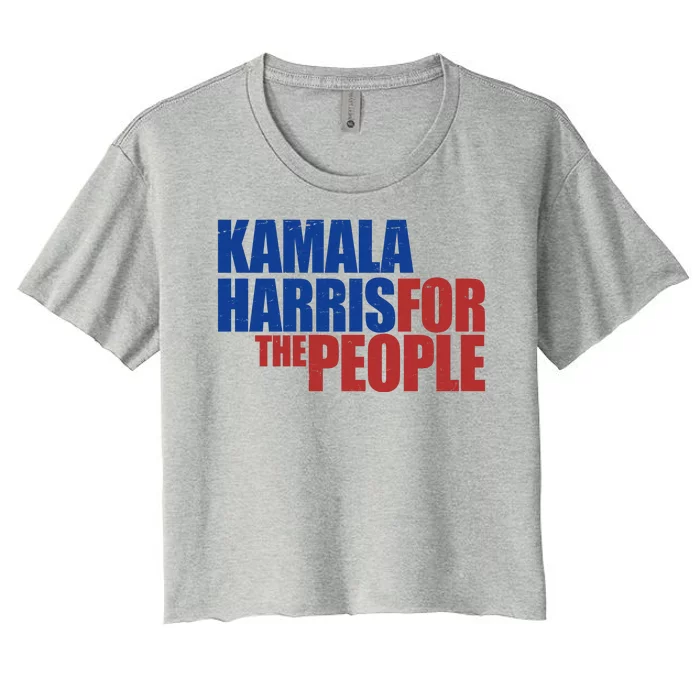 Kamala Harris For The People Political Women's Crop Top Tee