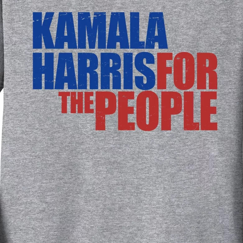 Kamala Harris For The People Political Kids Long Sleeve Shirt