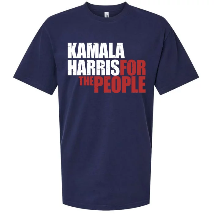 Kamala Harris For The People Political Sueded Cloud Jersey T-Shirt