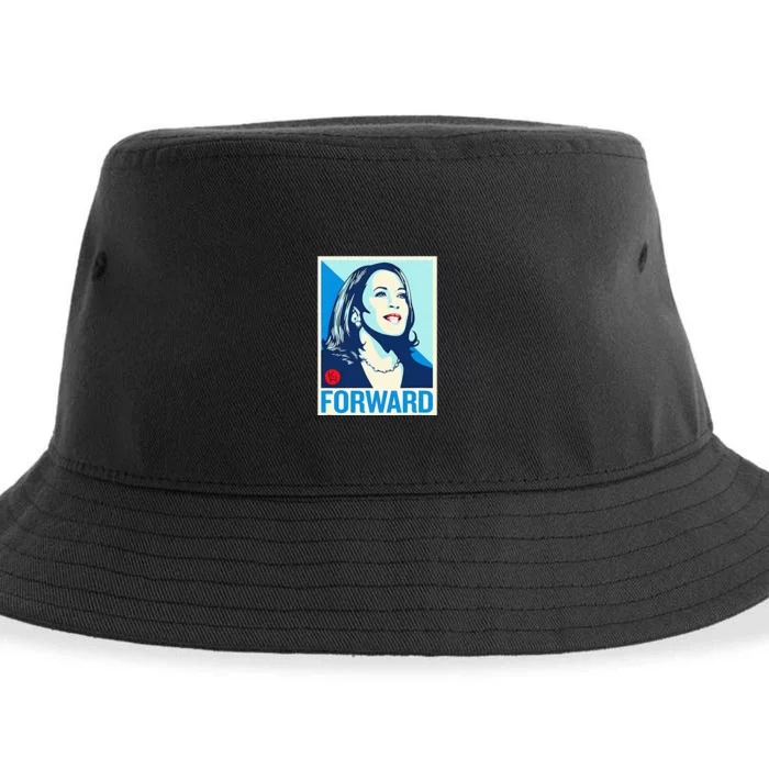 Kamala Harris Forward Sustainable Bucket Hat