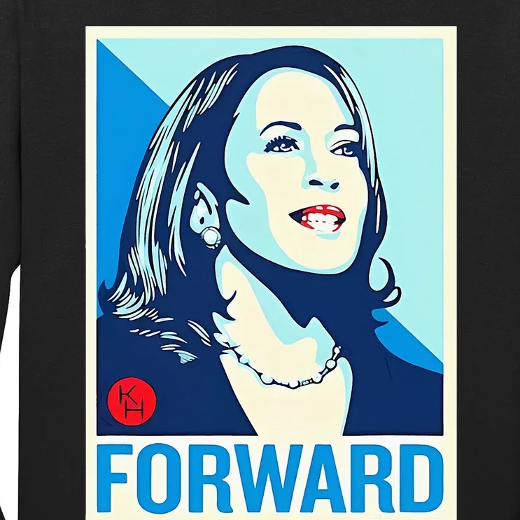 Kamala Harris Forward Tall Long Sleeve T-Shirt