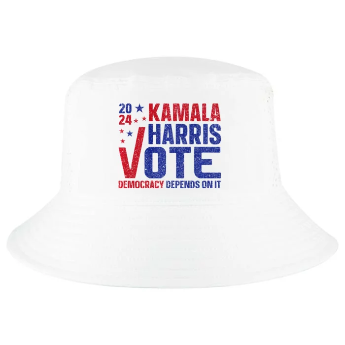 Kamala Harris For President A New Vision For America Cool Comfort Performance Bucket Hat