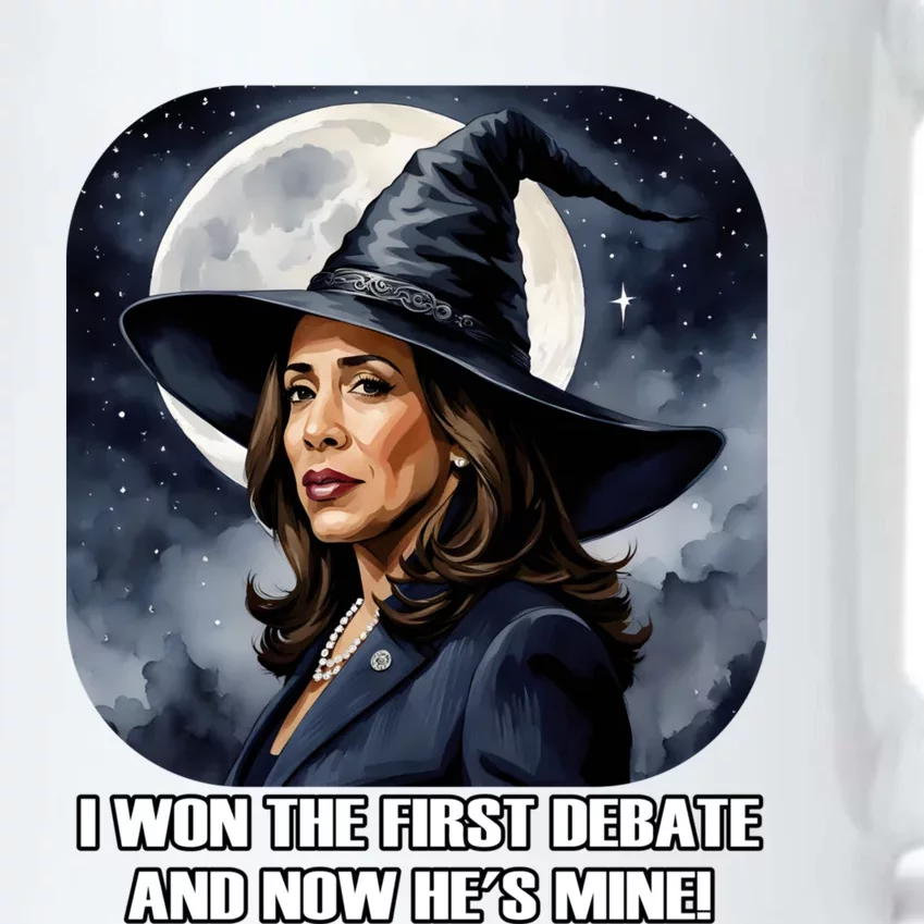 Kamala Harris Funny Debate Election 2024 Won Witch Spell Black Color Changing Mug