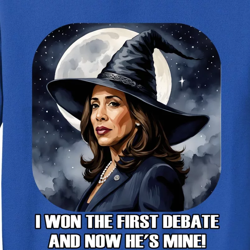 Kamala Harris Funny Debate Election 2024 Won Witch Spell Tall Sweatshirt